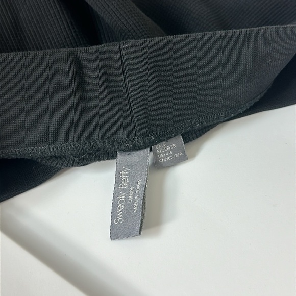 Sweaty Betty Relaxed Waffle Knit Joggers Black 4-6 . - Picture 5 of 6